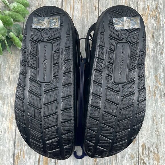 Men's Back Comfy Fuzzy Lined EVA Clogs Sandals Shoes Size 9 - Picture 4 of 4